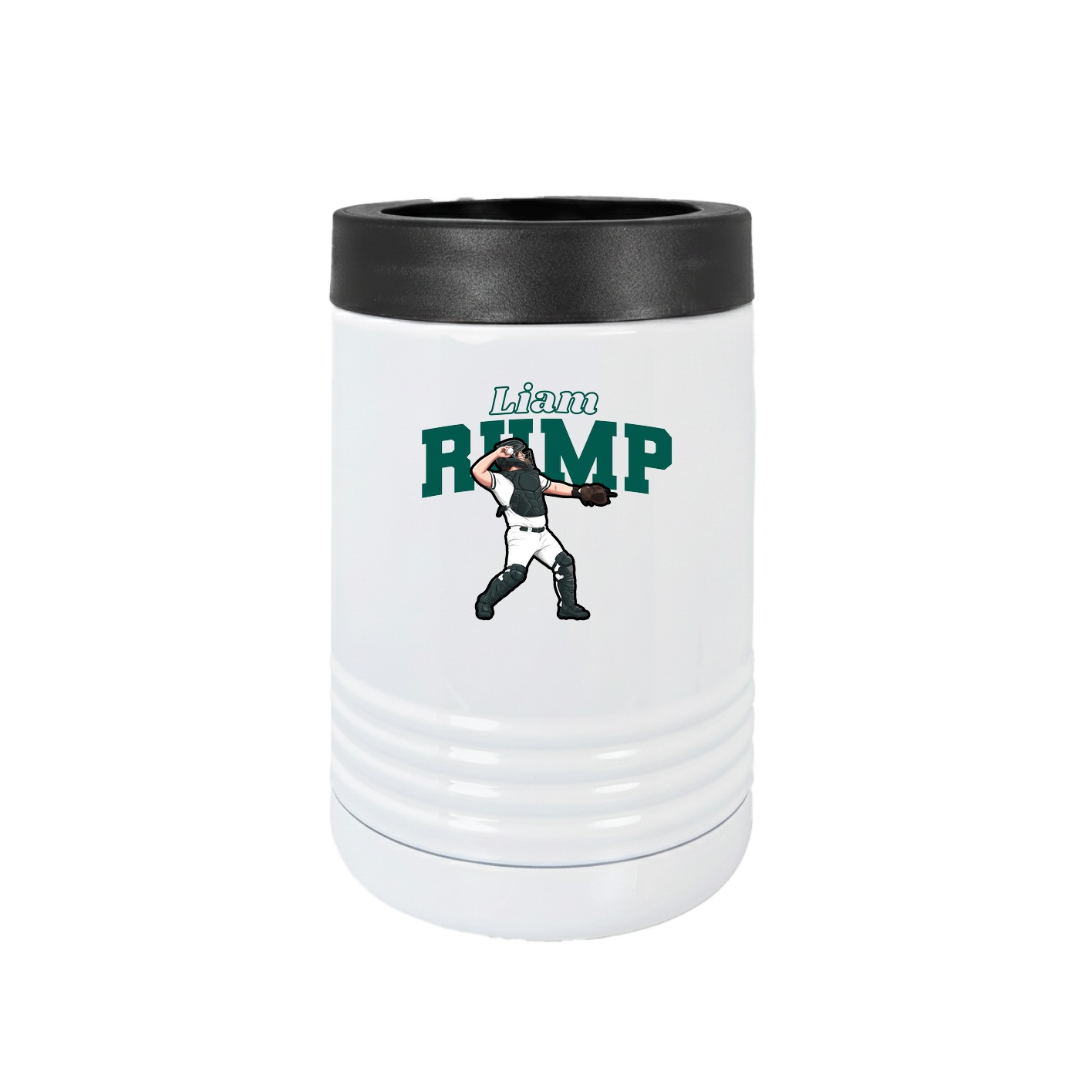 Beverage Holder — Name Arch in White