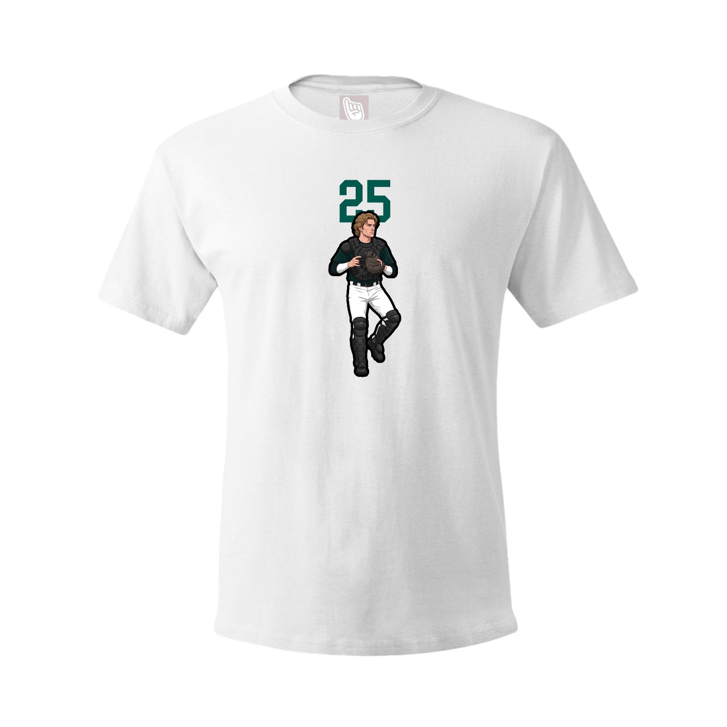 Tee — Number Top in White