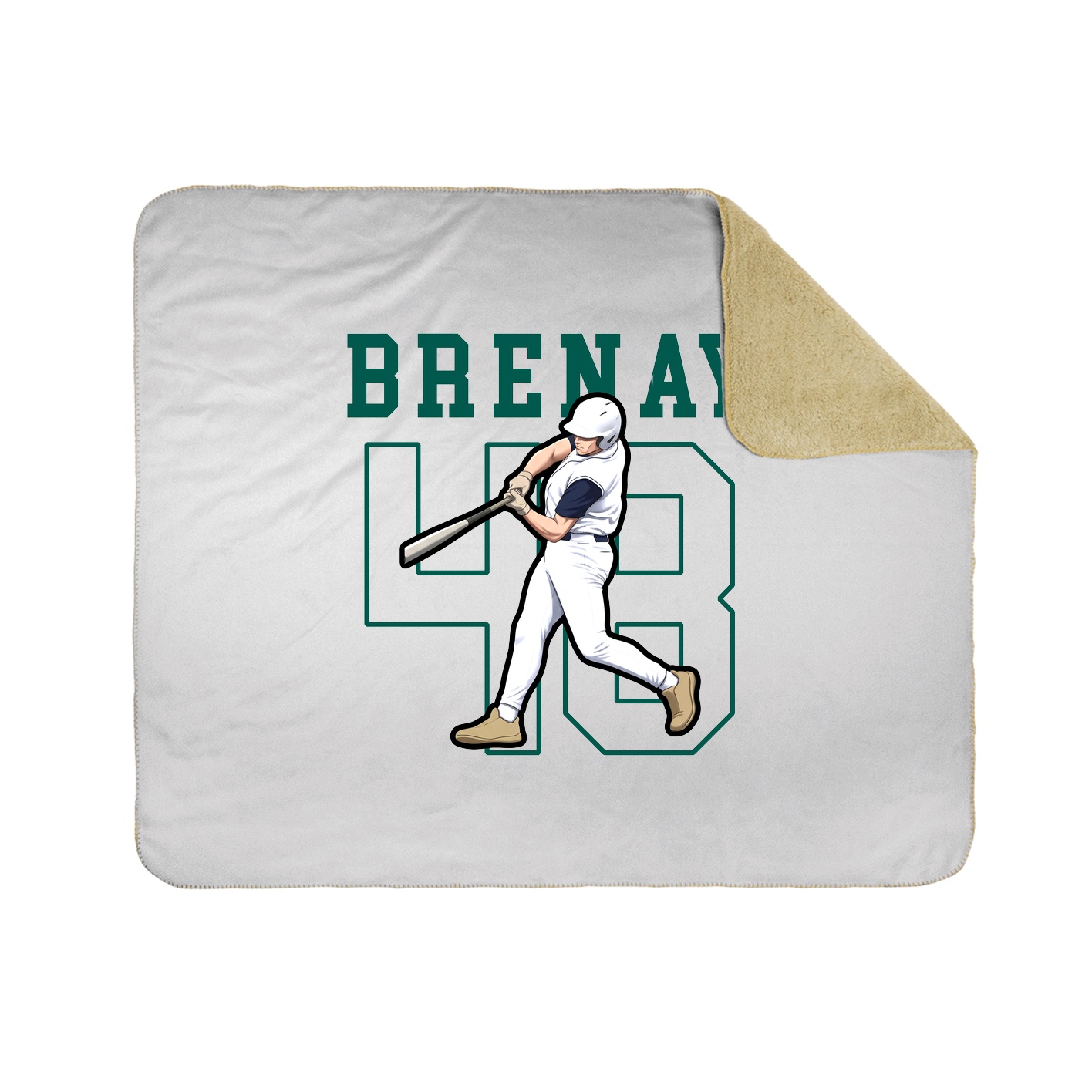 Throw Blanket — Shirsey in White