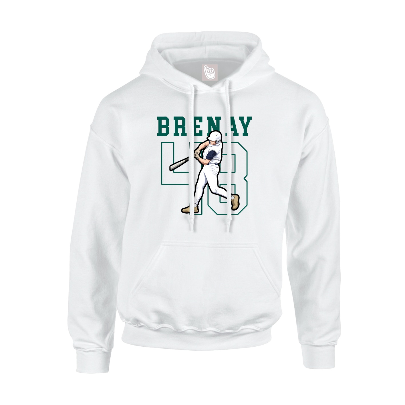 Hoodie — Shirsey in White