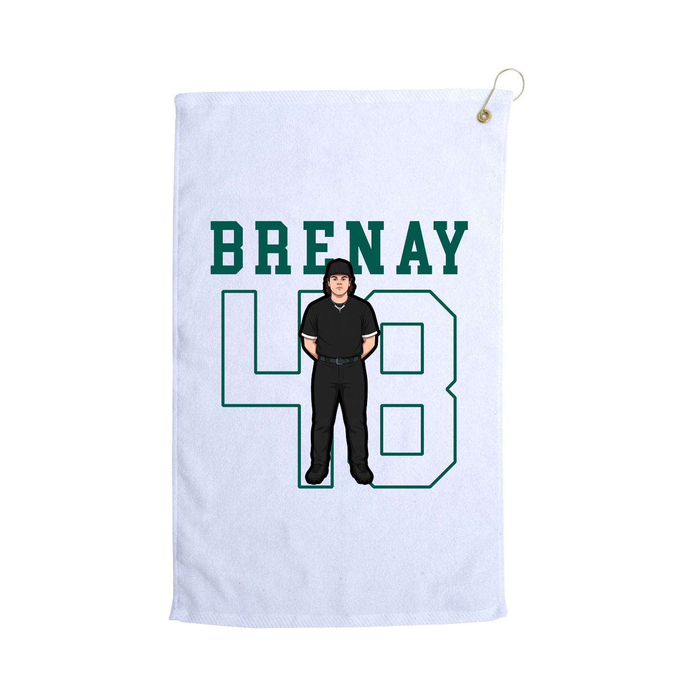 Golf Towel — Shirsey in White