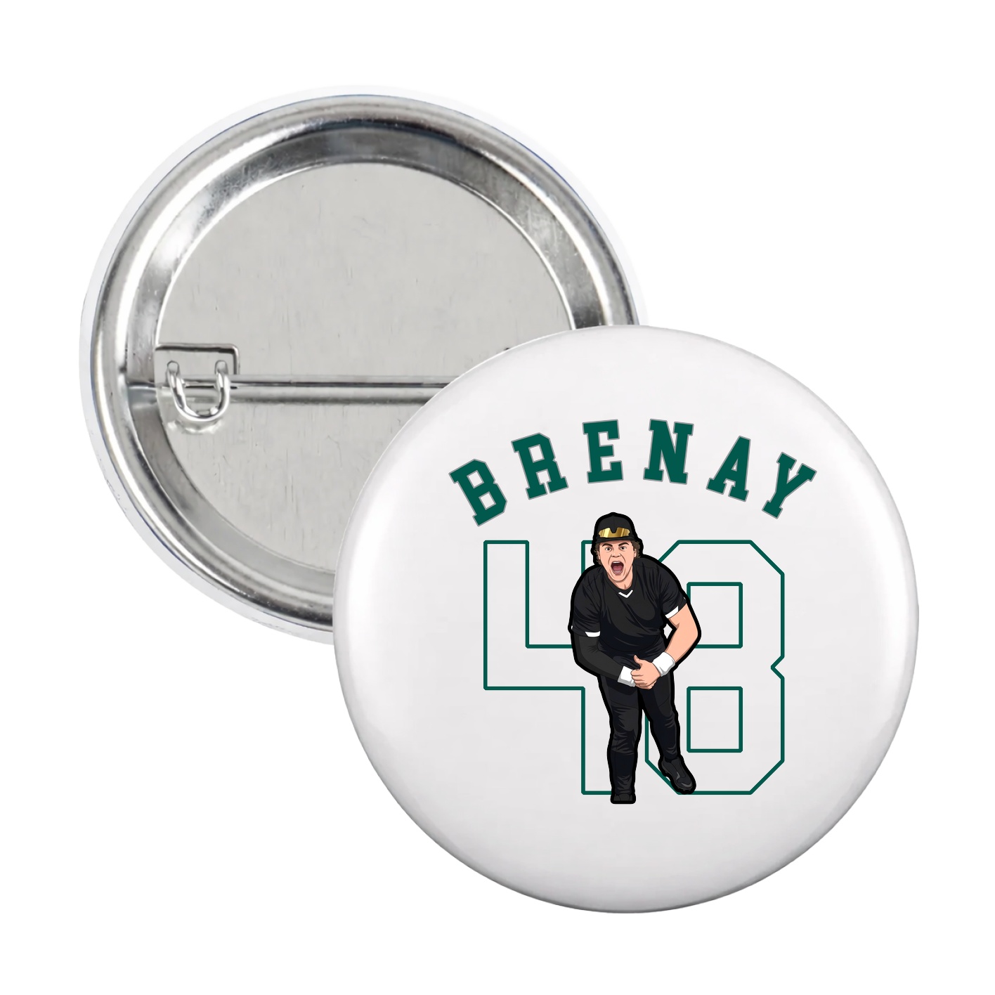 Game Day Button — Shirsey Arch in White
