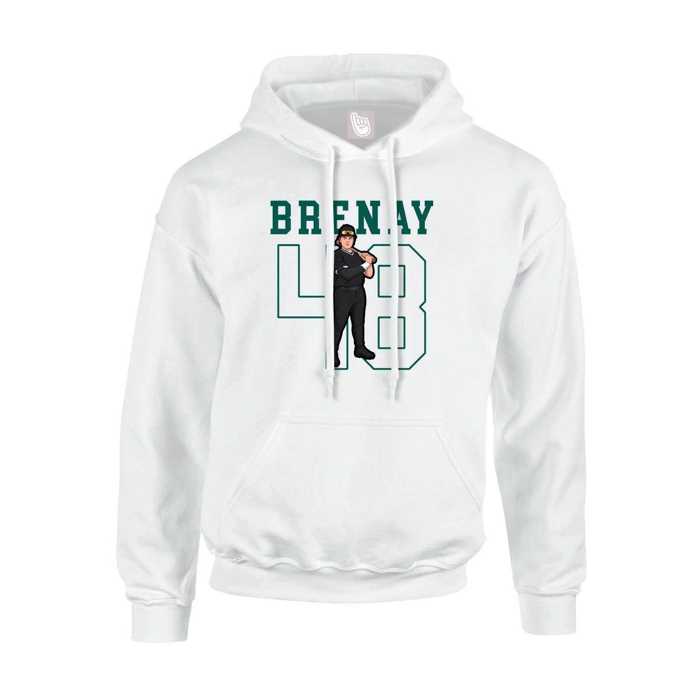 Youth Hoodie — Shirsey in White
