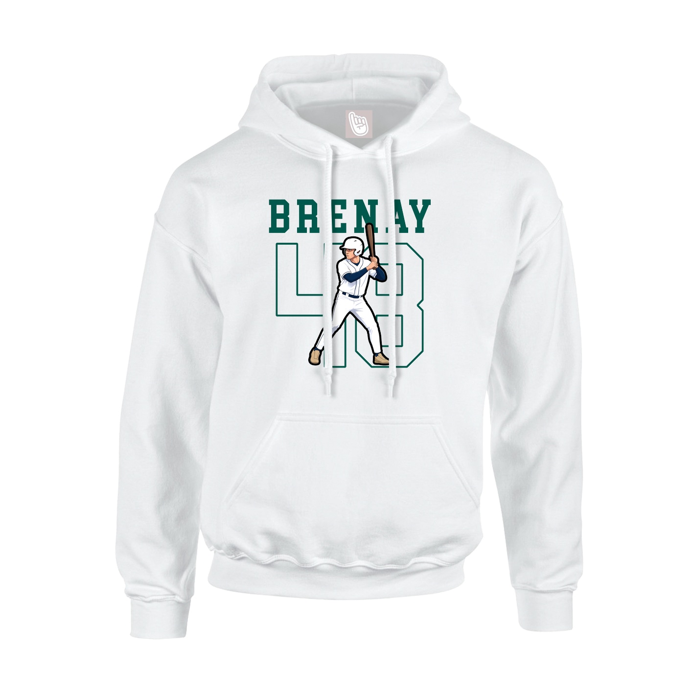 Hoodie — Shirsey in White