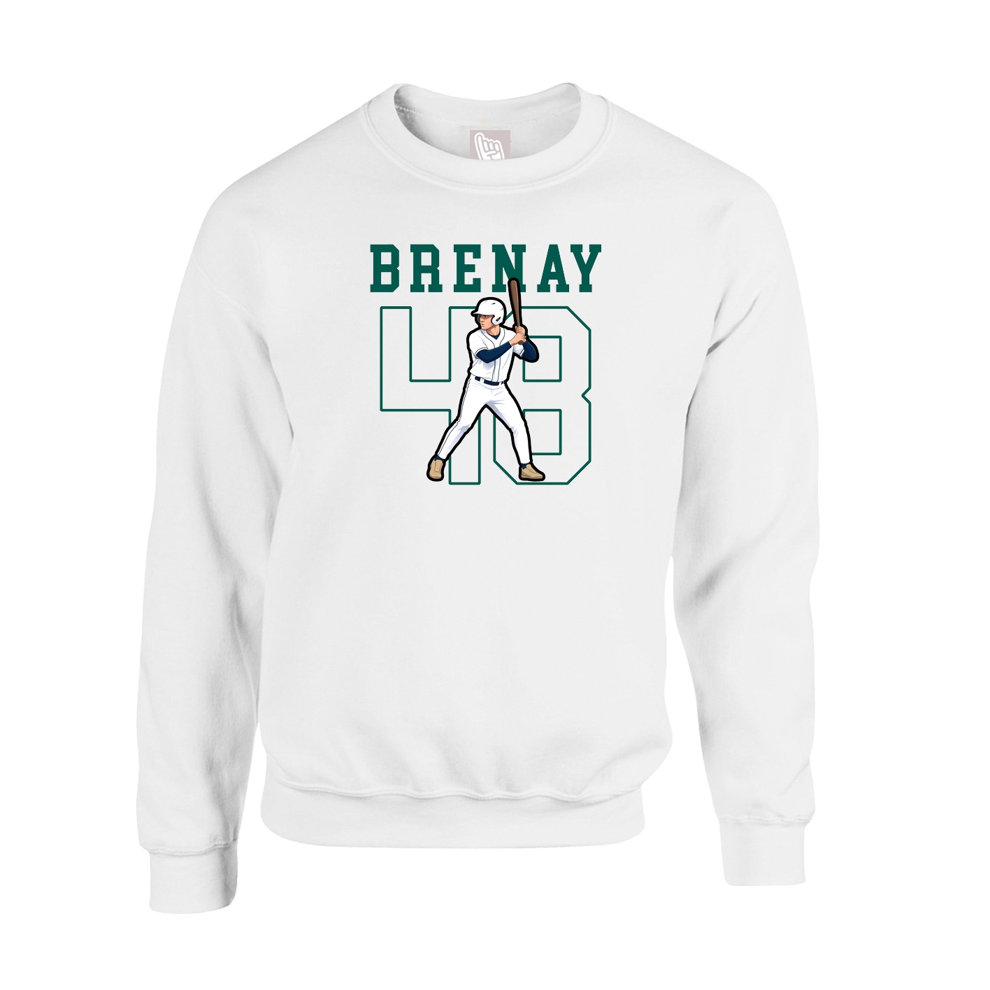 Fleece Crew — Shirsey in White
