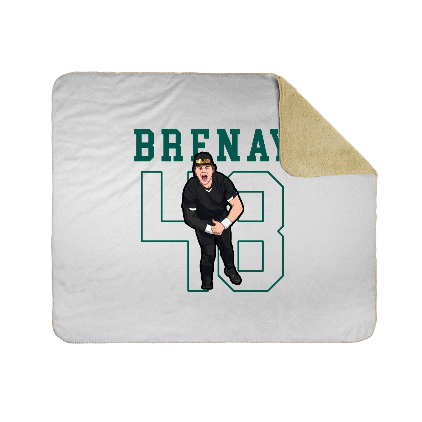 Throw Blanket — Shirsey in White