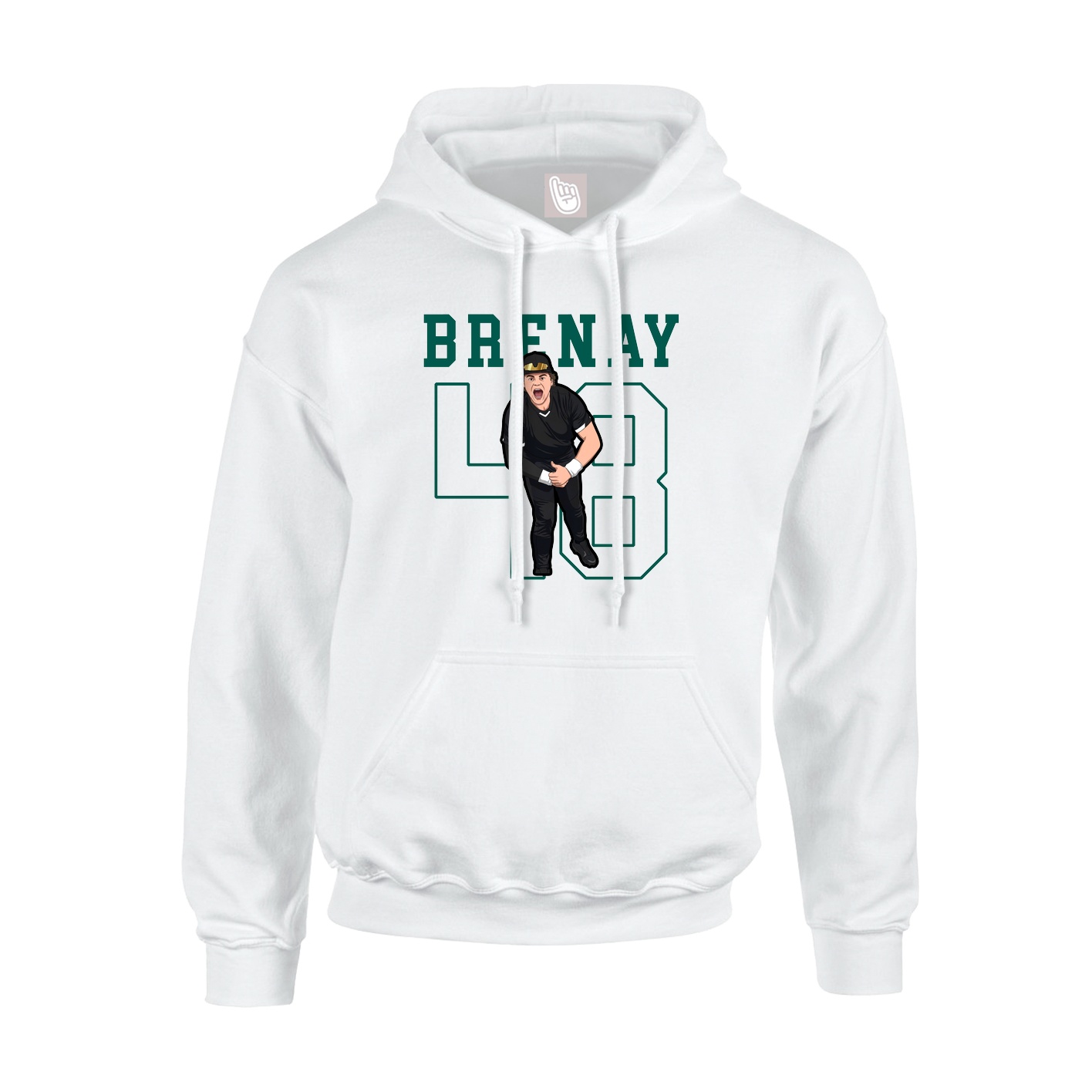 Hoodie — Shirsey in White