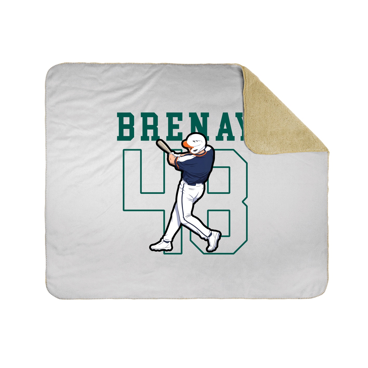 50x60 Sherpa Lined Throw Blanket