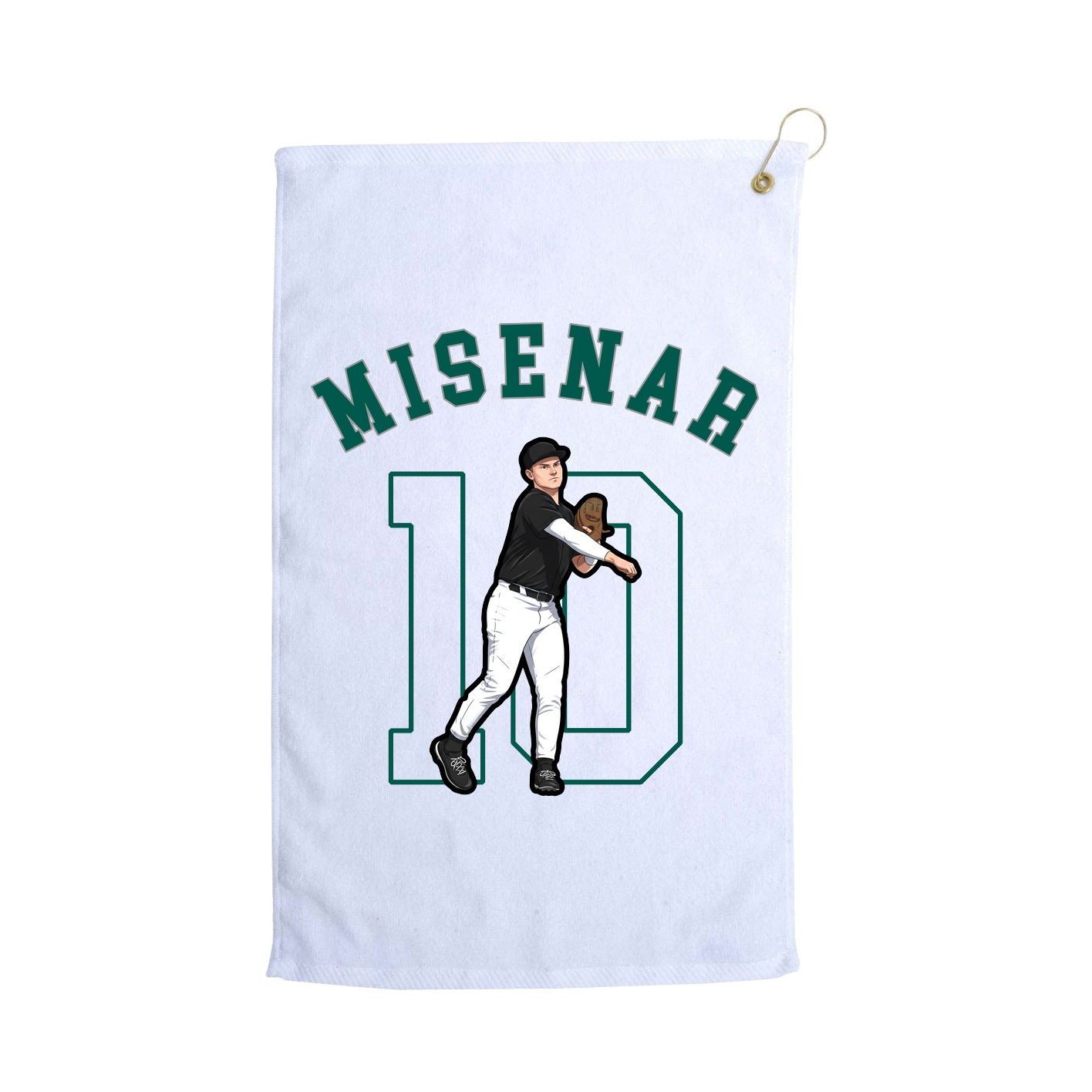 Golf Towel — Shirsey Arch in White