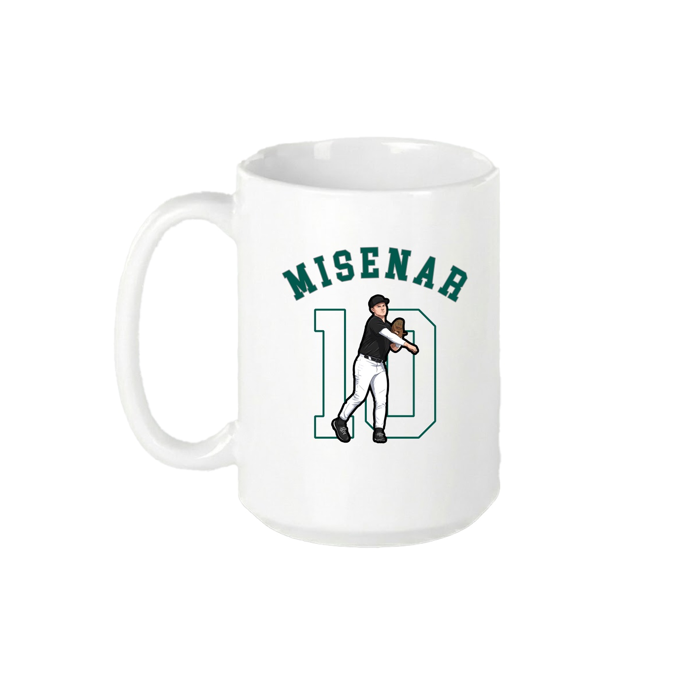 15oz Coffee Mug — Shirsey Arch in White