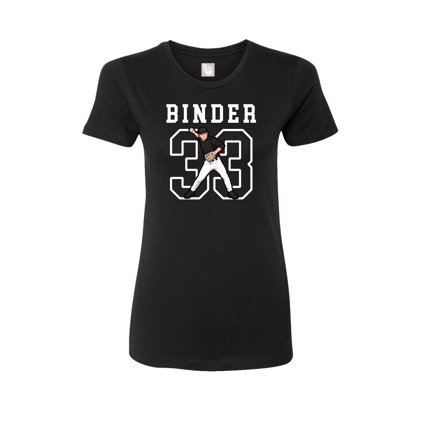 Fitted Women's Tee — Shirsey in Black
