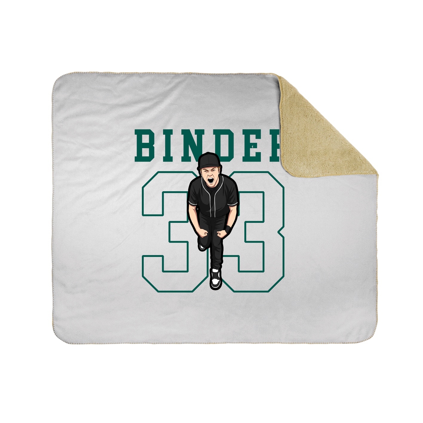 50x60 Sherpa Lined Throw Blanket