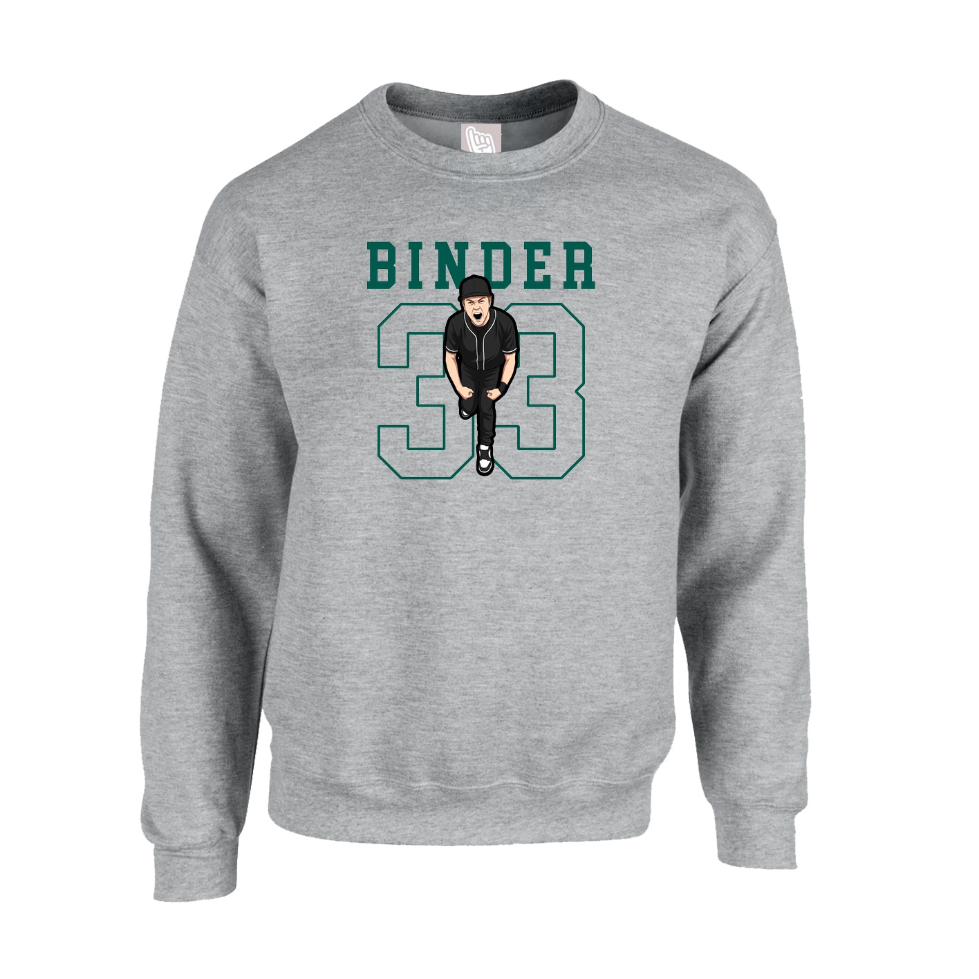 Fleece Crew — Shirsey in Grey