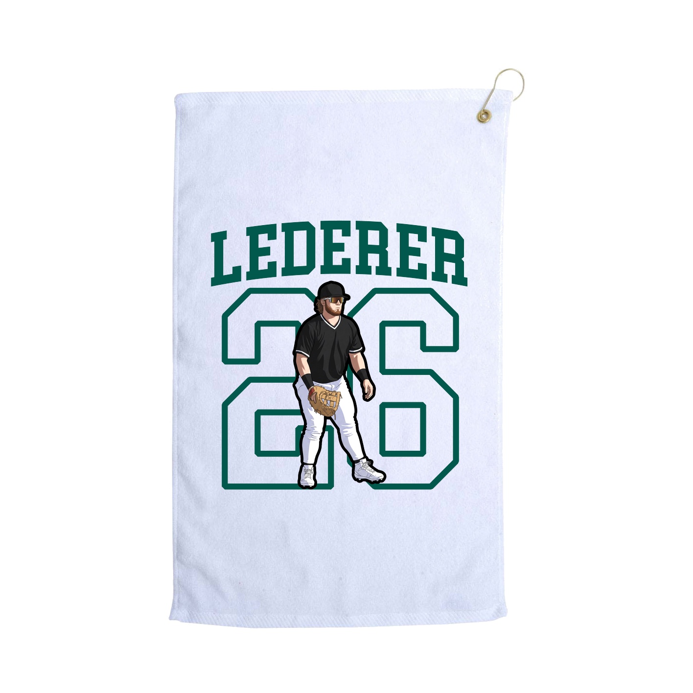 Golf Towel — Shirsey in White