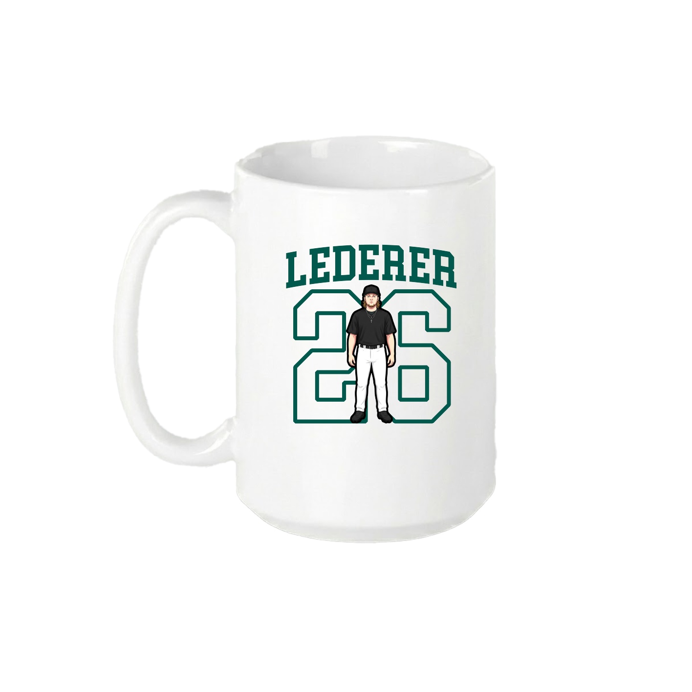 15oz Coffee Mug — Shirsey in White