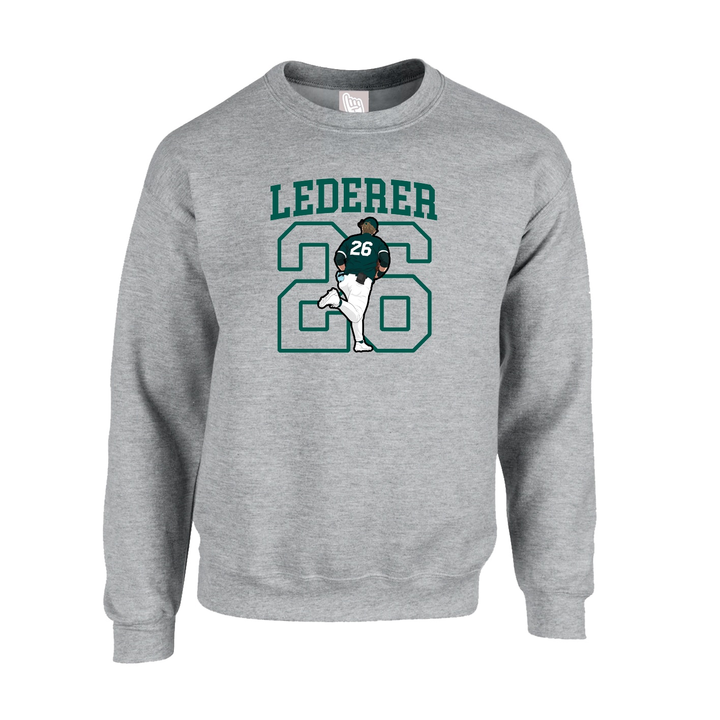 Fleece Crew — Shirsey in Grey