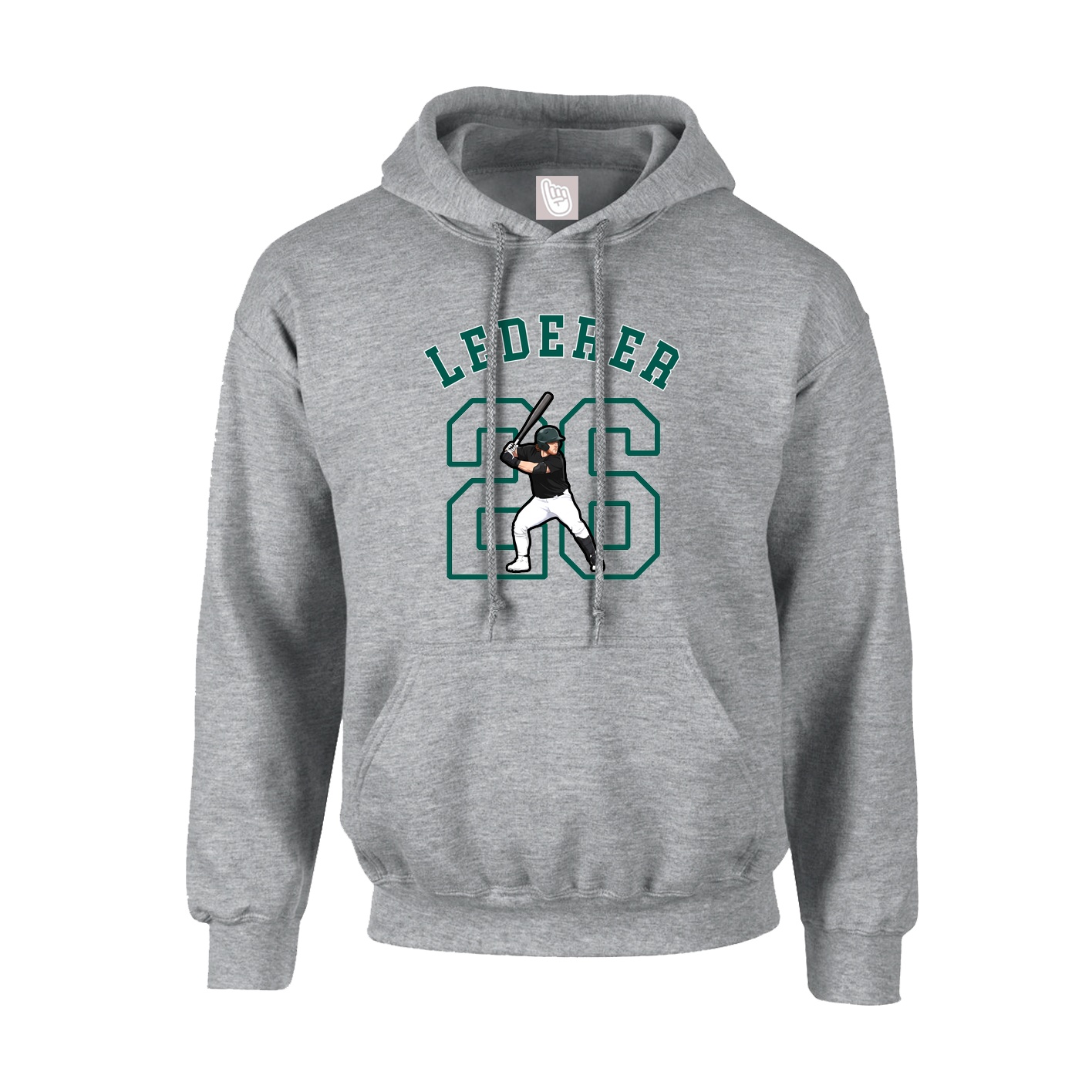 Youth Hoodie — Shirsey Arch in Grey