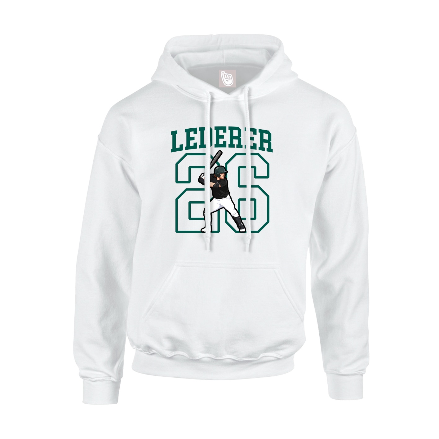 Hoodie — Shirsey in White