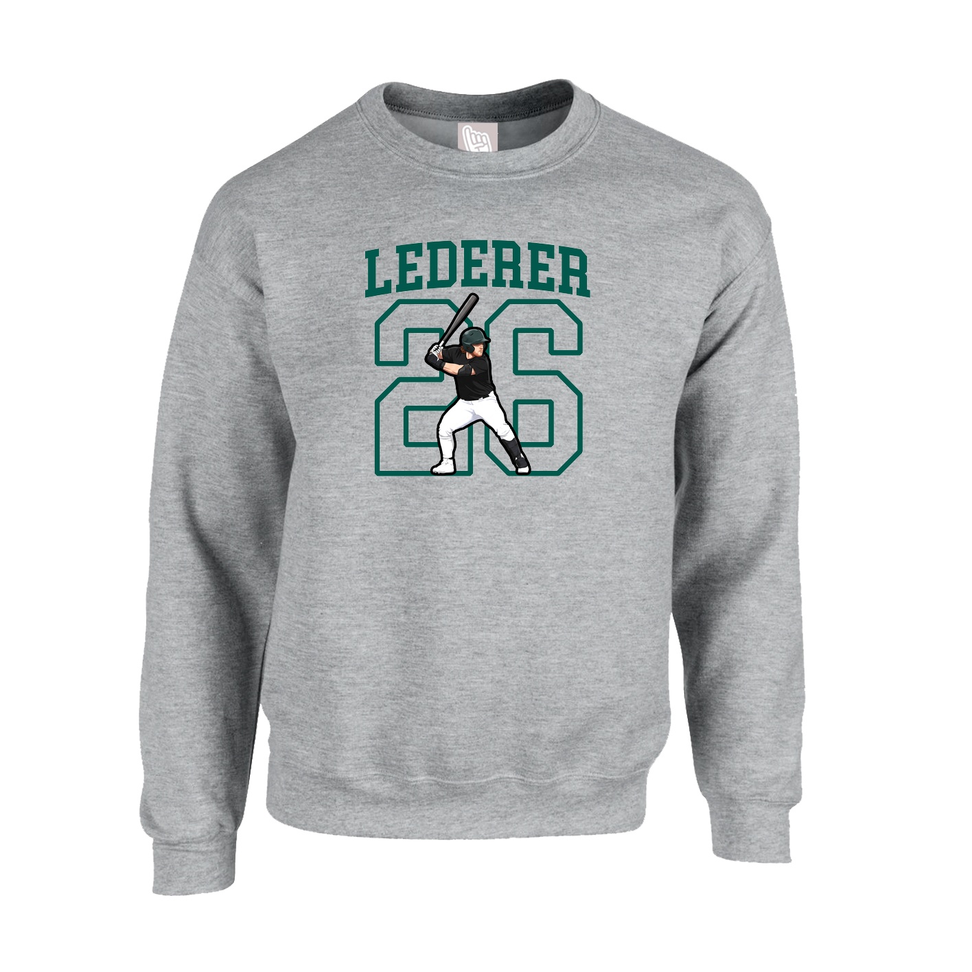 Fleece Crew — Shirsey in Grey