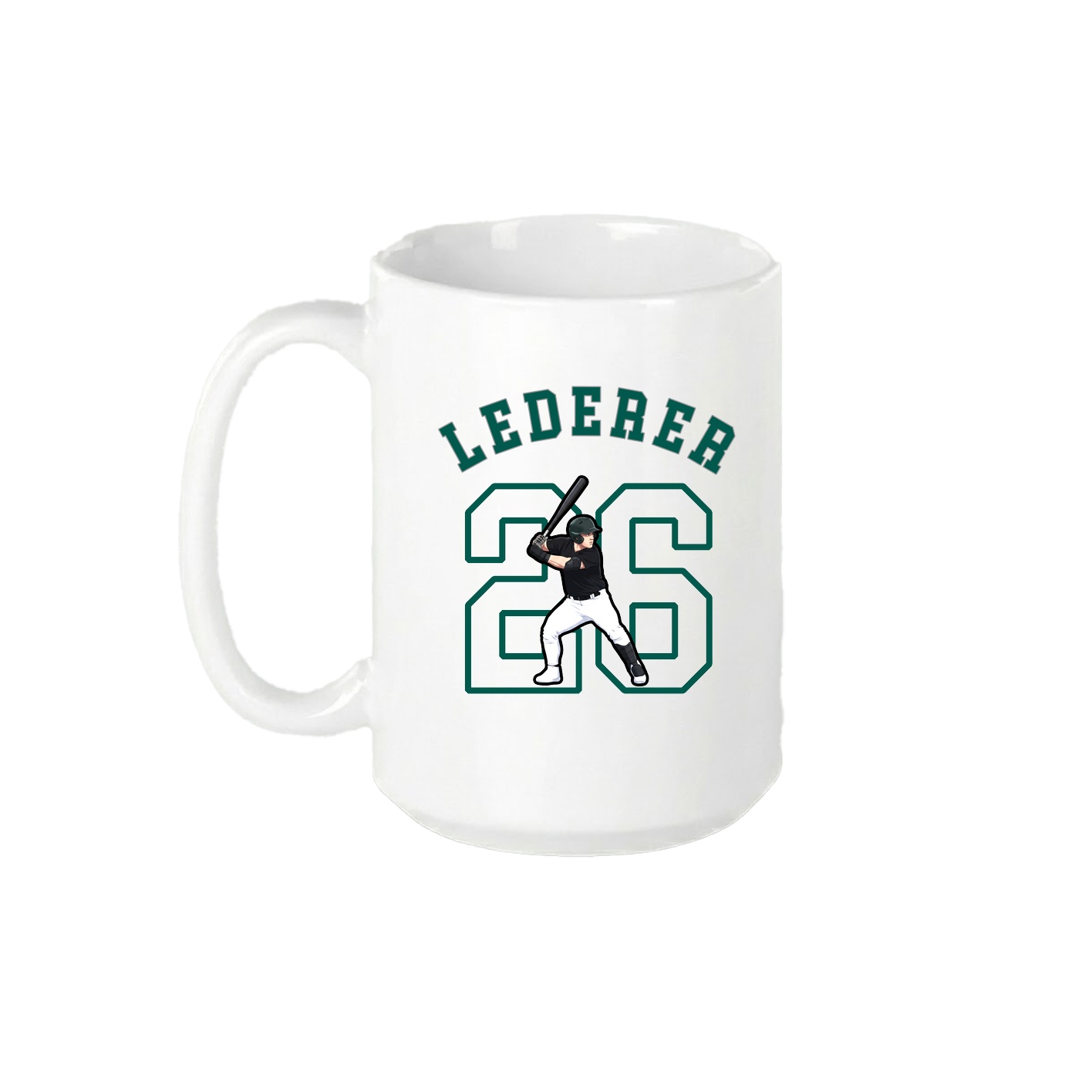 15oz Coffee Mug — Shirsey Arch in White