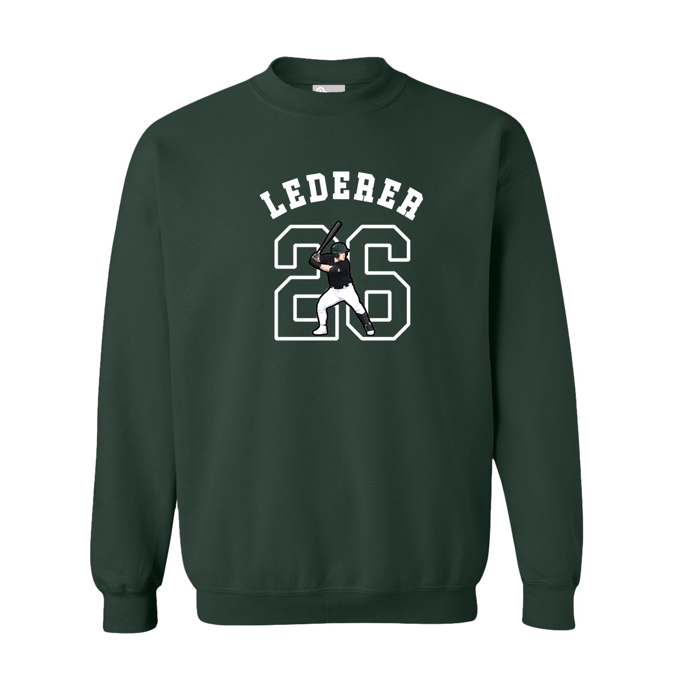 Fleece Crew — Shirsey Arch in Green