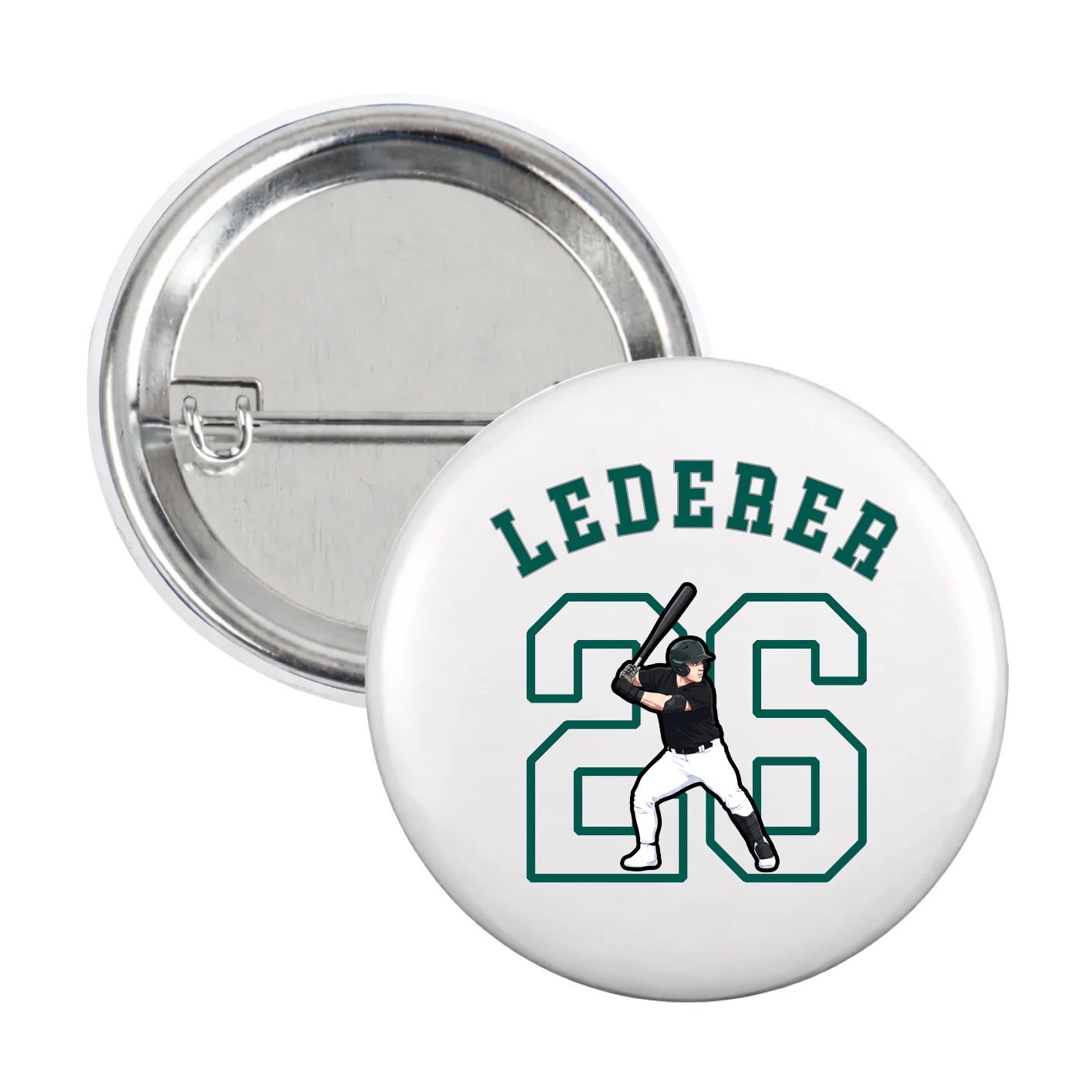 Game Day Button — Shirsey Arch in White