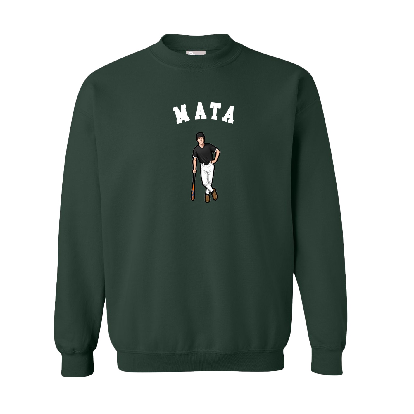 Fleece Crew — Shirsey Arch in Green