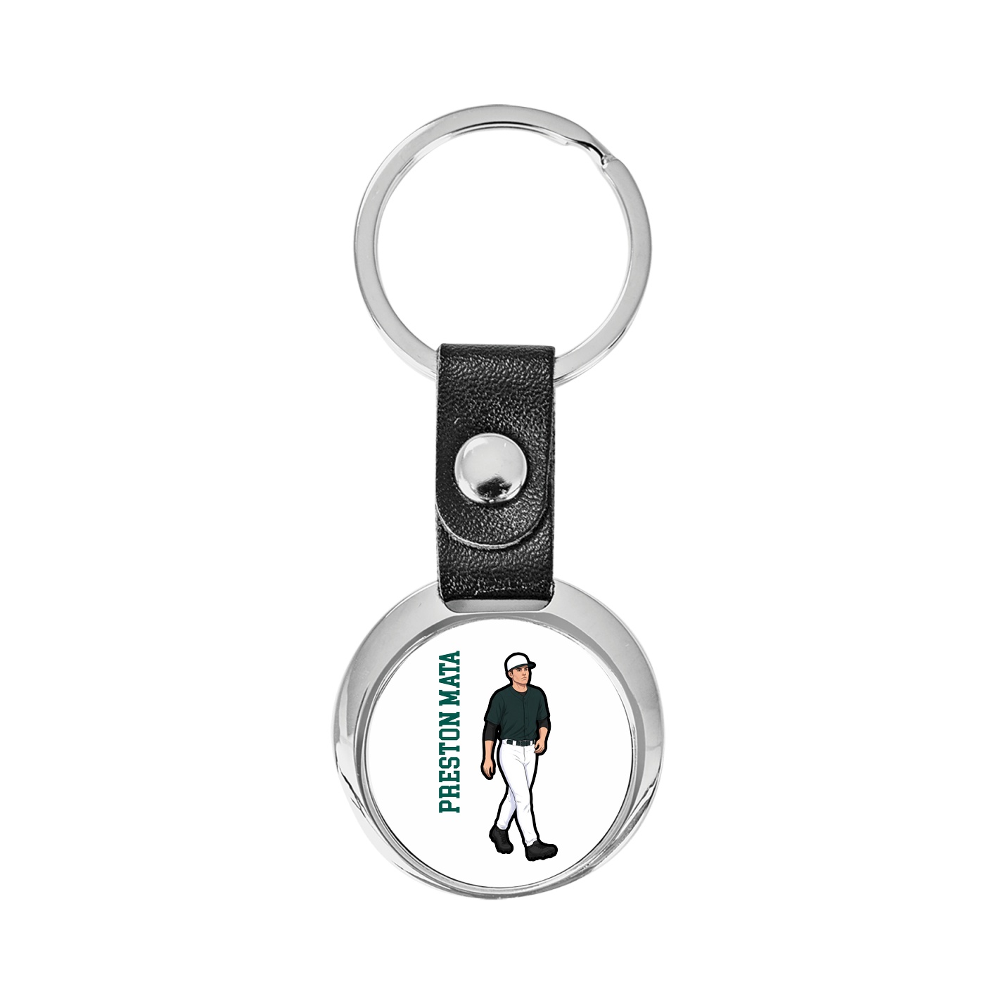Key Chain — Name Vertical in Classic