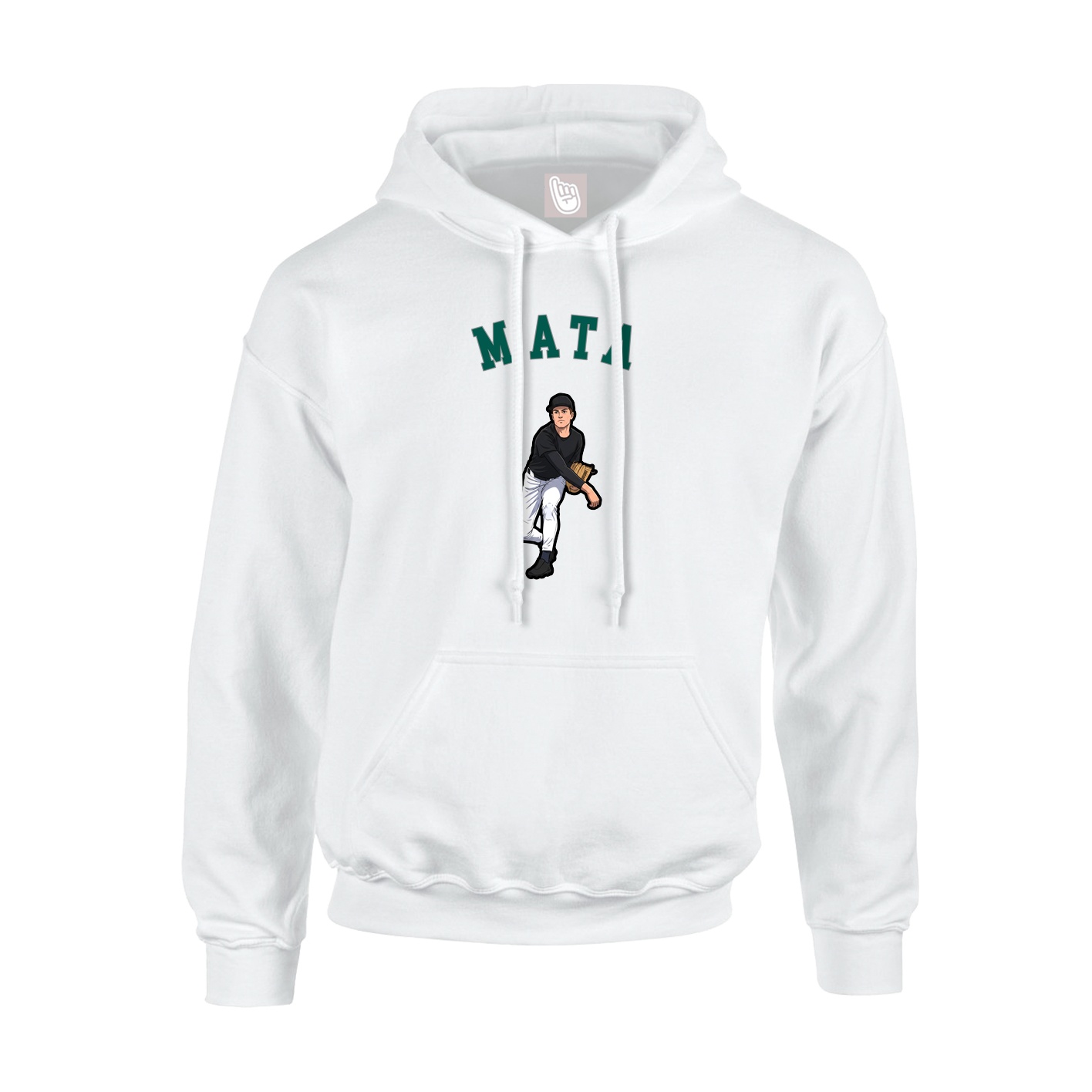 Youth Hoodie — Shirsey Arch in White
