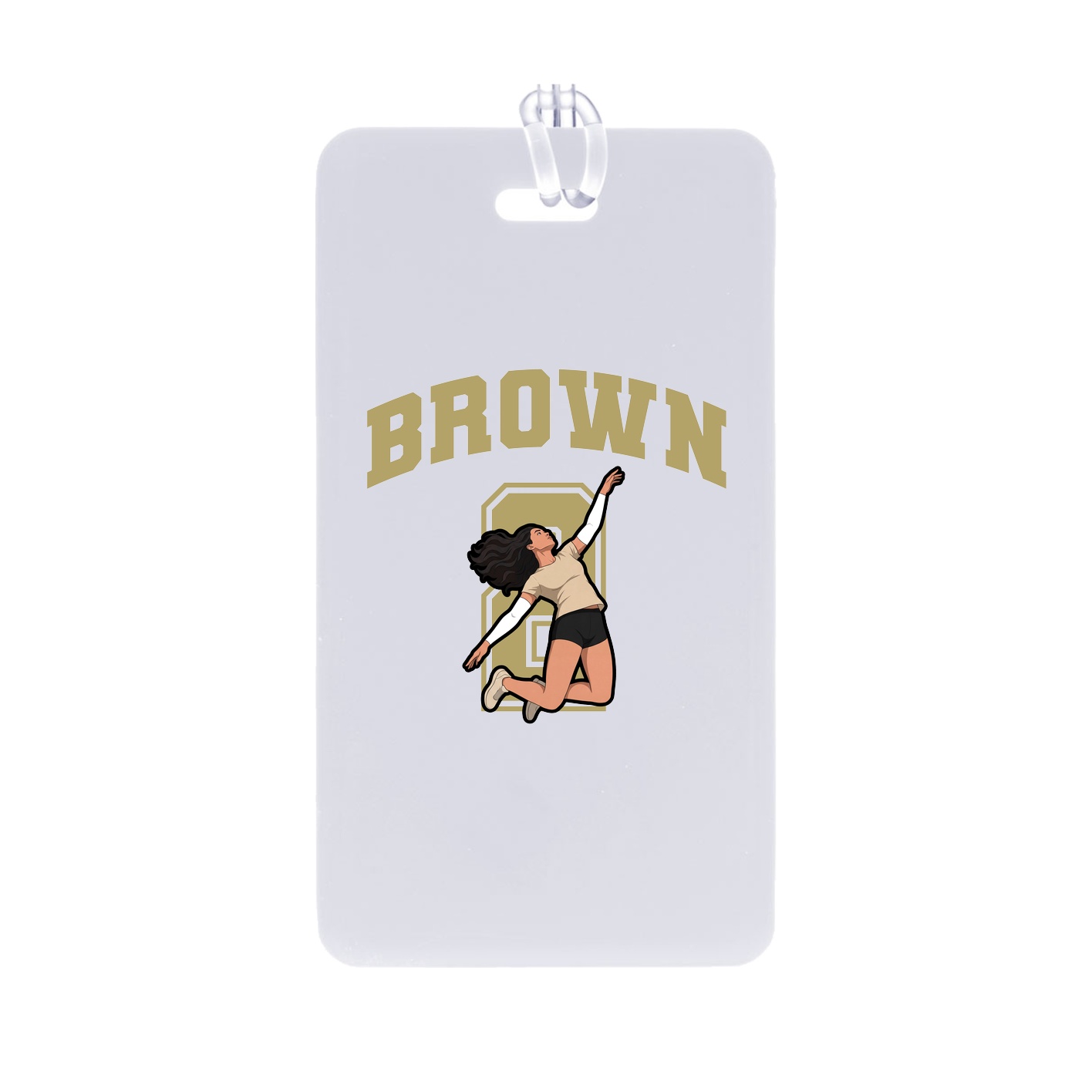 Bag Tag — Number in Classic