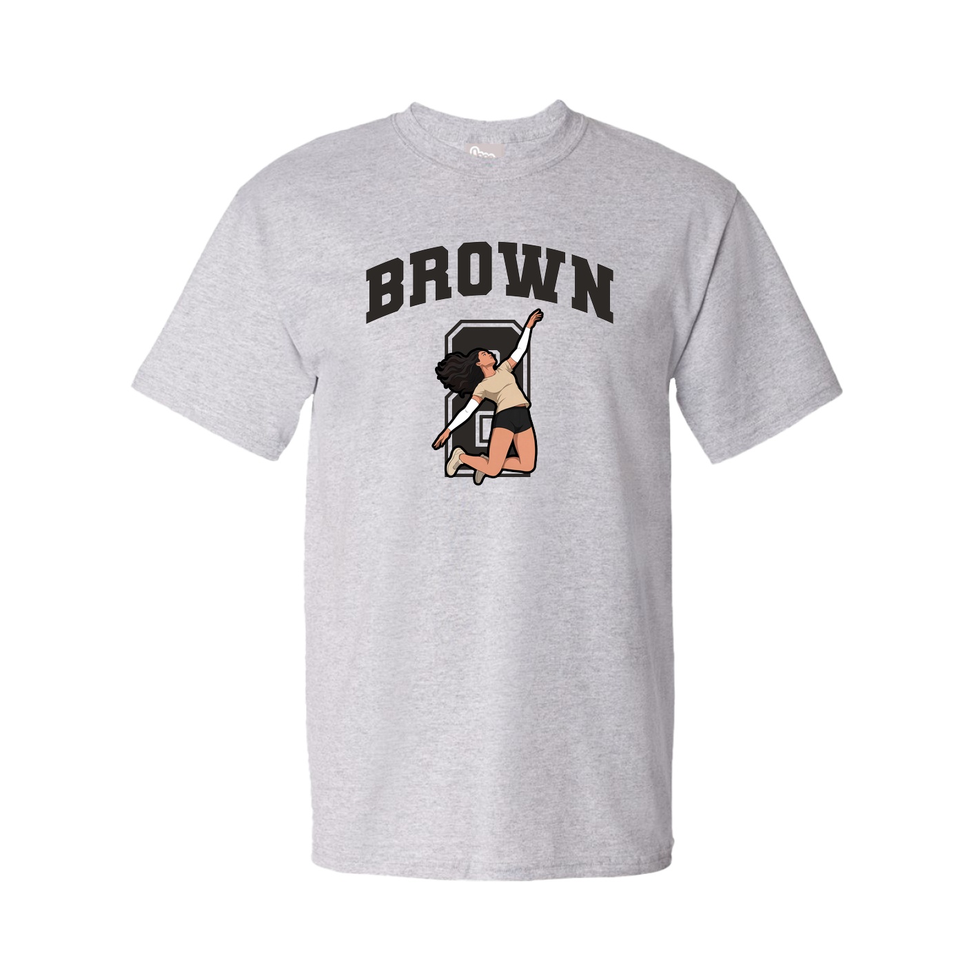 Youth Tee — Number in Grey