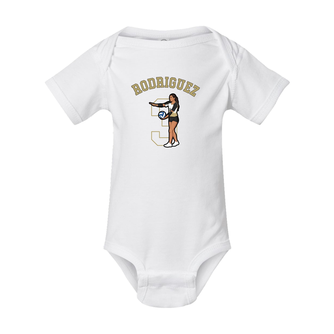 Baby Onesie — Shirsey Arch in White