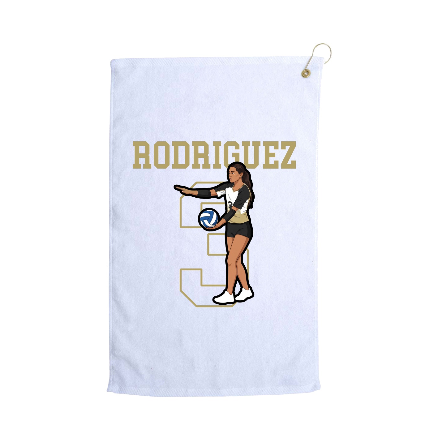 Golf Towel — Shirsey in White