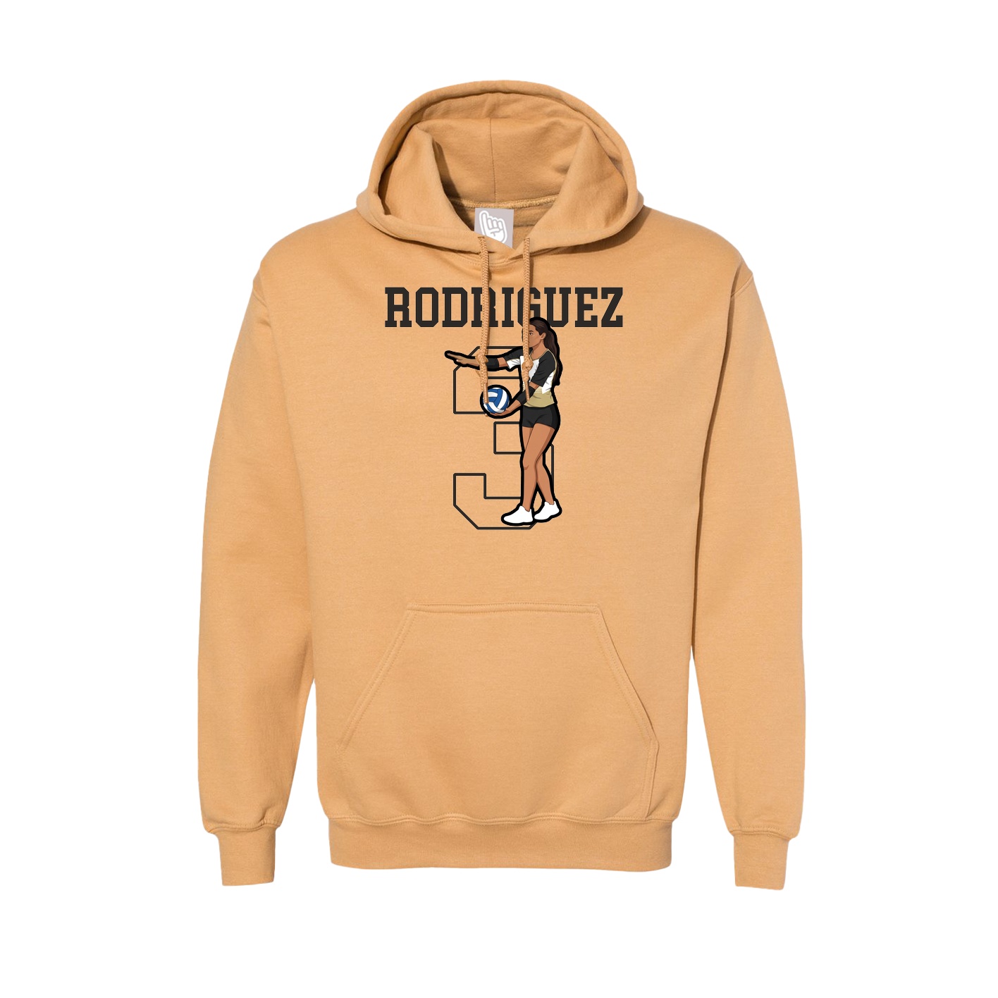 Hoodie — Shirsey in Vegas Gold