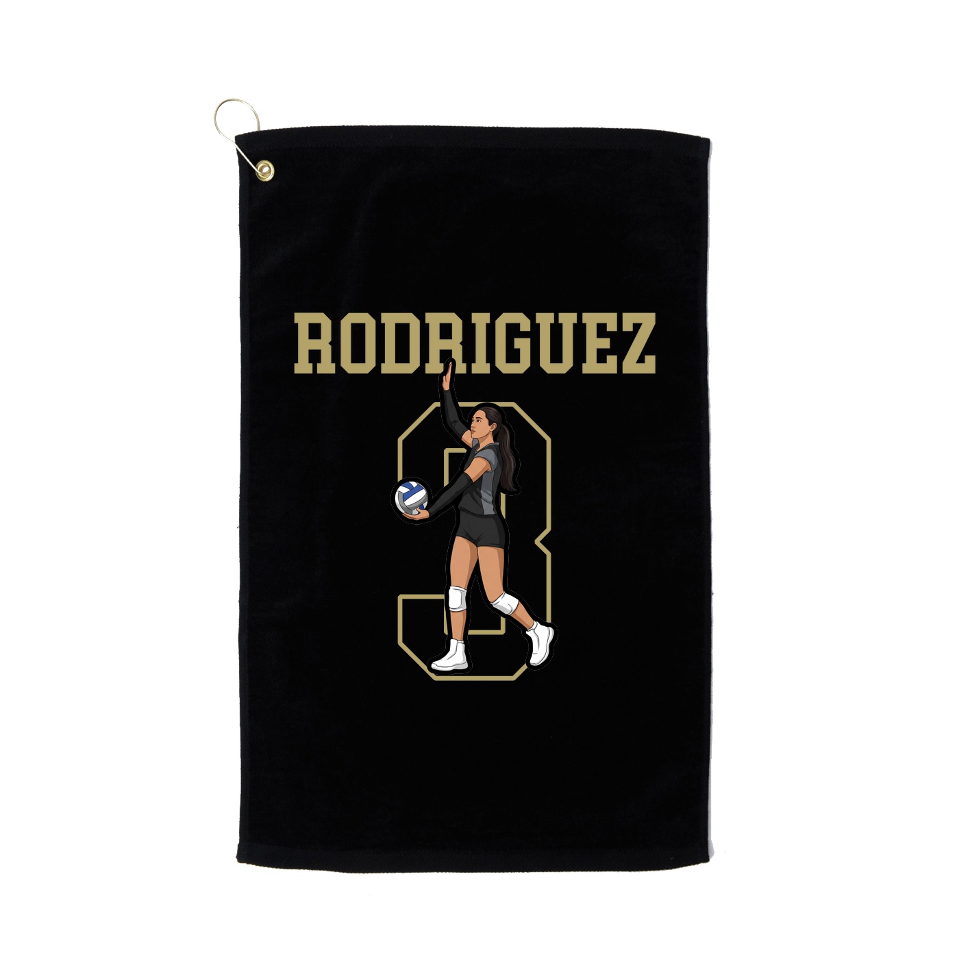 Golf Towel — Shirsey in Black