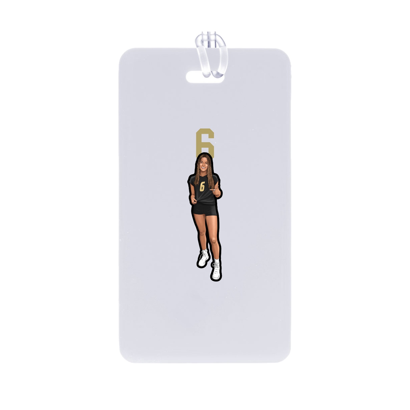 Bag Tag — Number Top in Classic