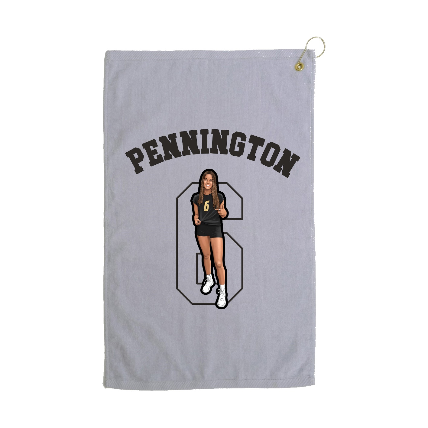 Golf Towel — Shirsey Arch in Grey