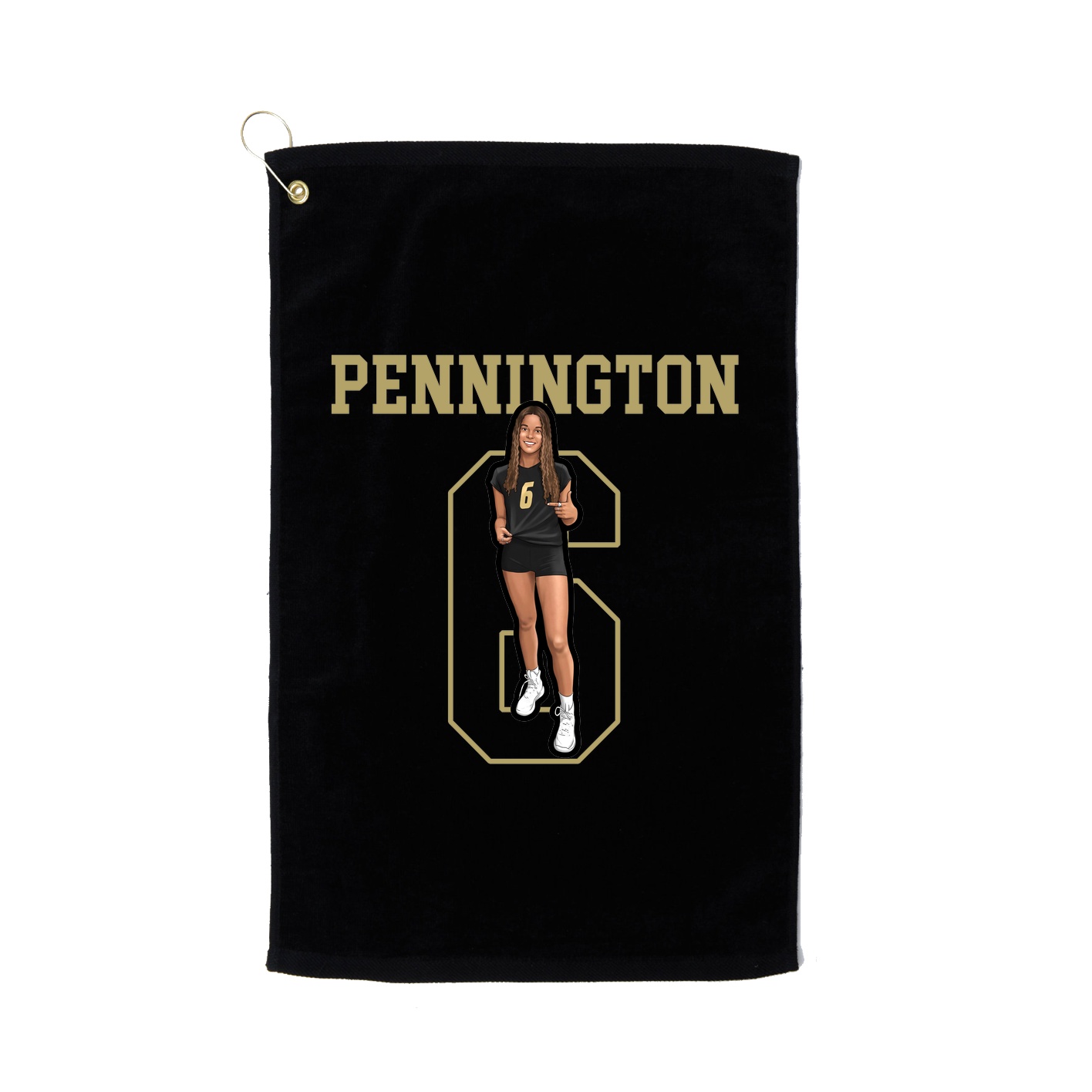 Golf Towel — Shirsey in Black