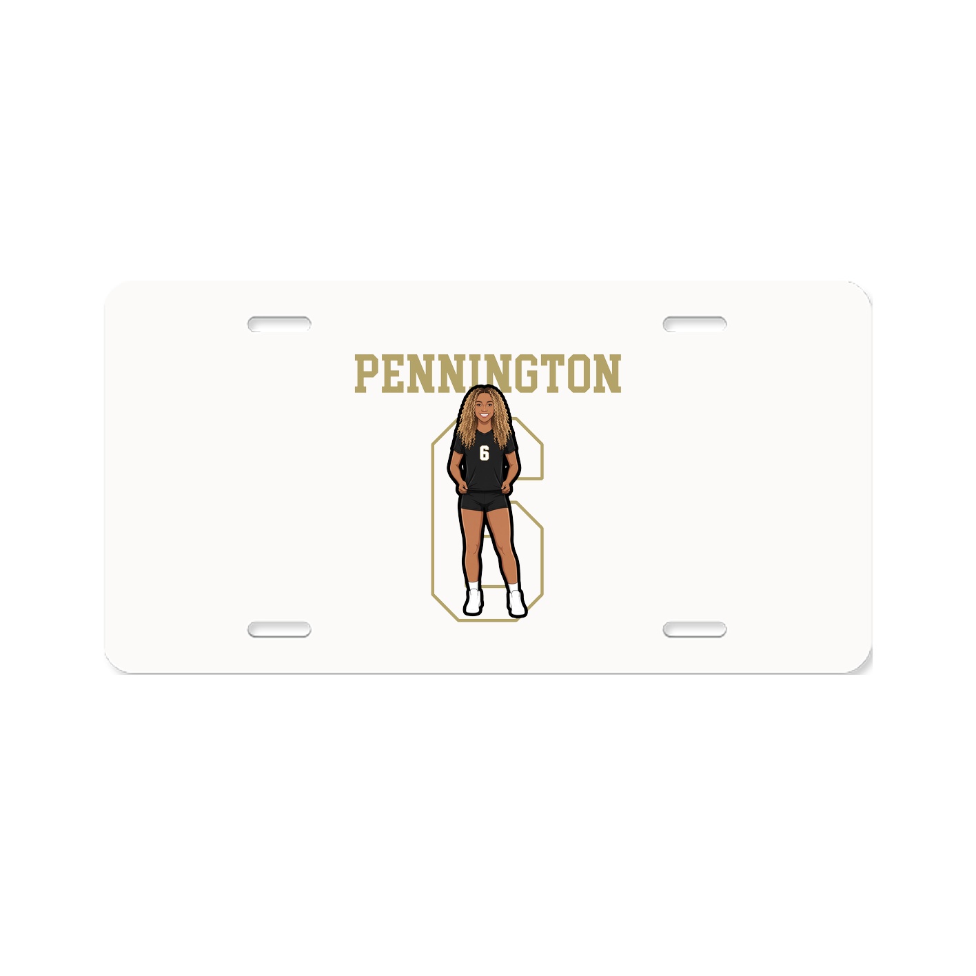 License Plate — Shirsey in Classic
