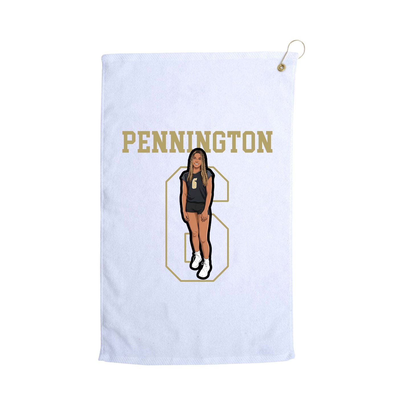 Golf Towel — Shirsey in White