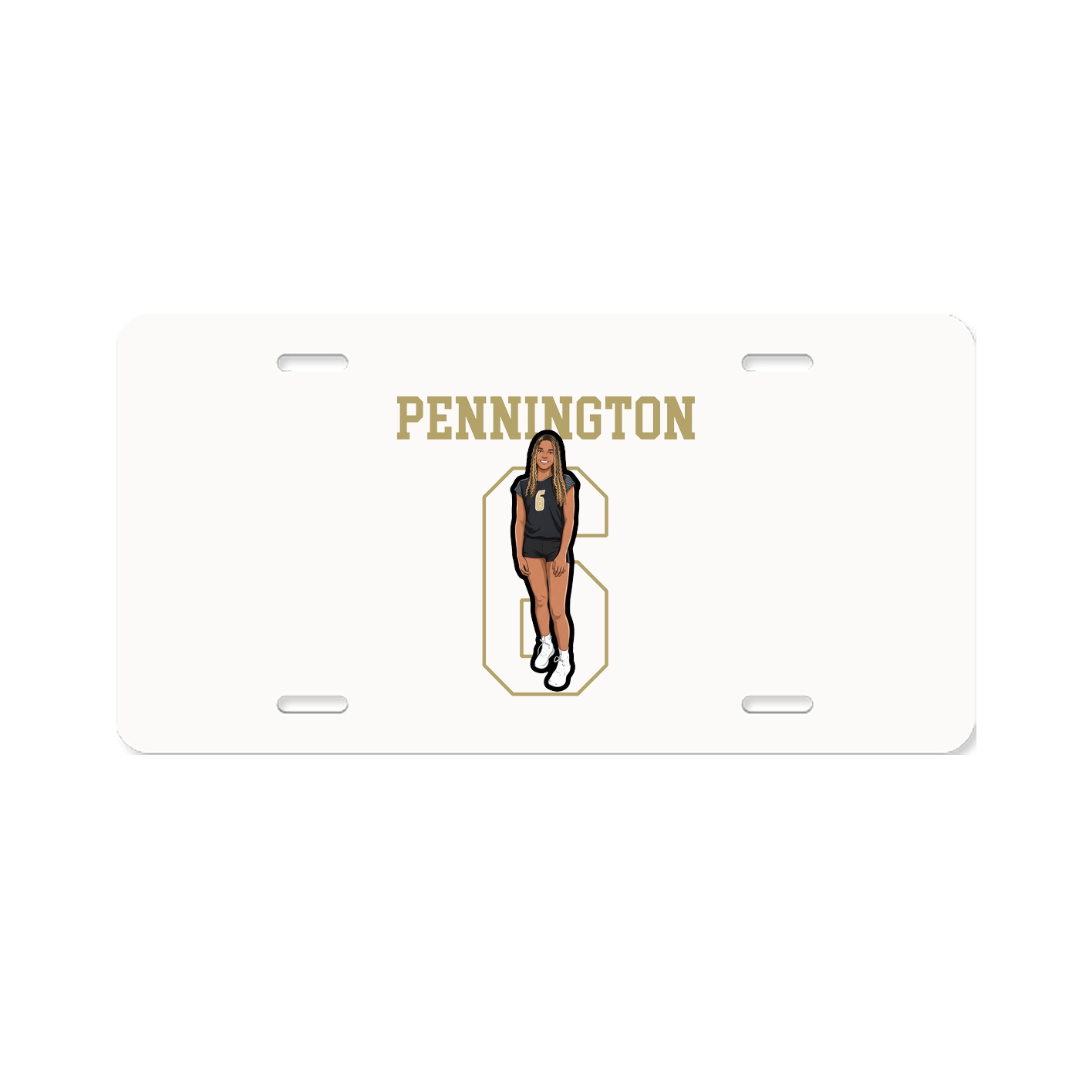 License Plate — Shirsey in Classic