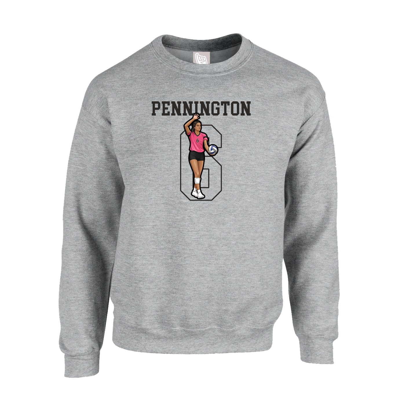 Fleece Crew — Shirsey in Grey