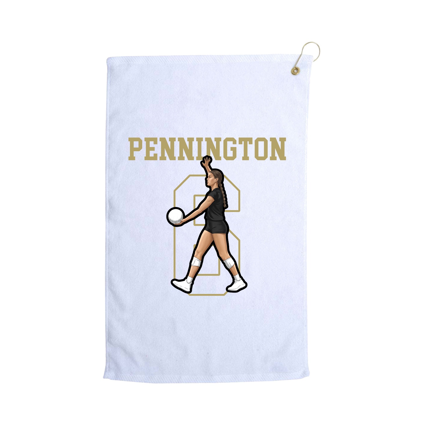 Golf Towel — Shirsey in White