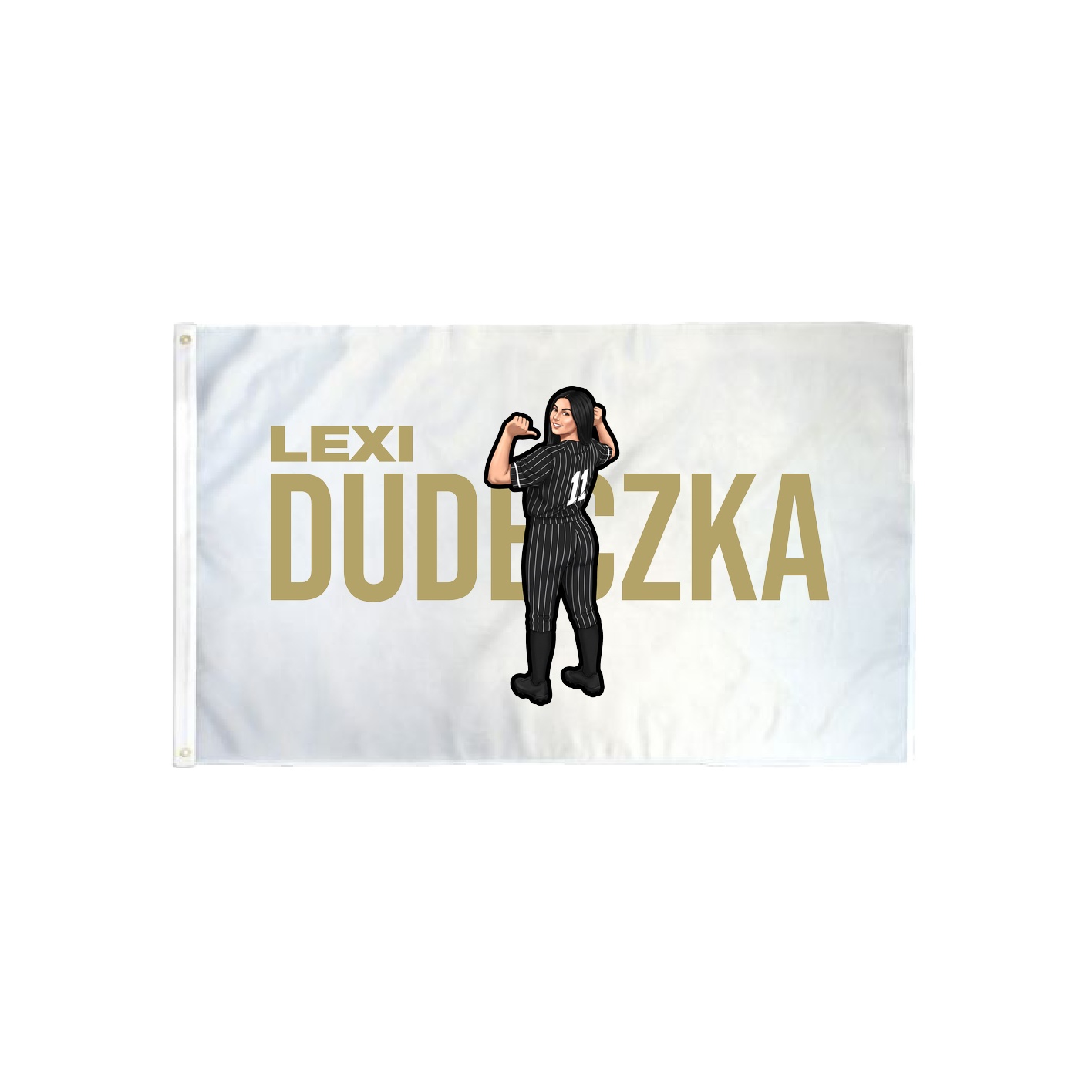 3x5 Flag — Player Name in Classic