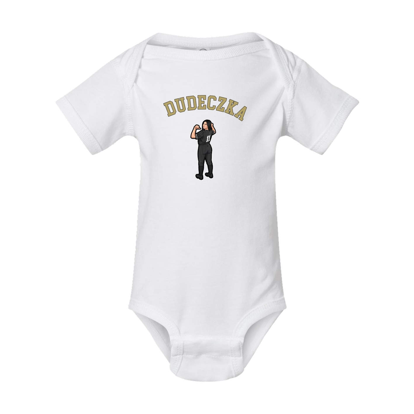 Baby Onesie — Shirsey Arch in White