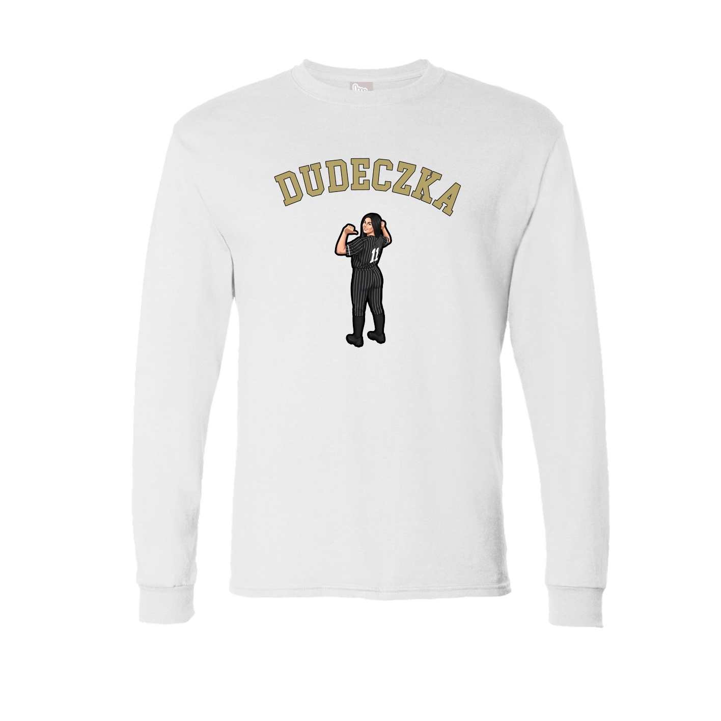Long Sleeve Tee — Shirsey Arch in White