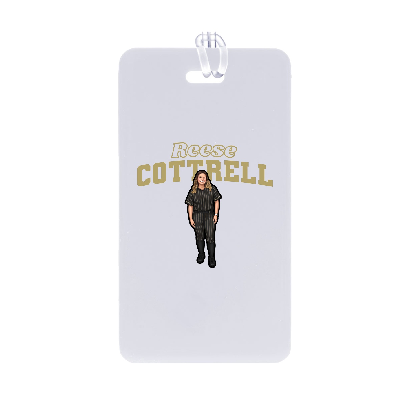 Bag Tag — Name Arch in Classic