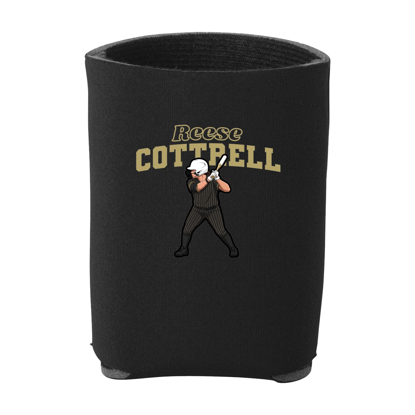 Can Holder — Name Arch in Black