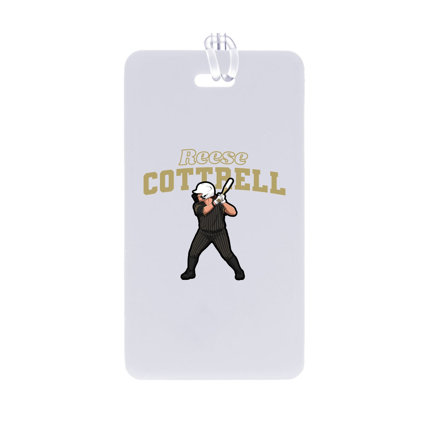 Bag Tag — Name Arch in Classic