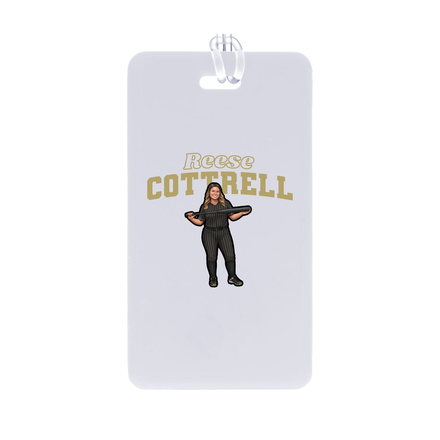 Bag Tag — Name Arch in Classic